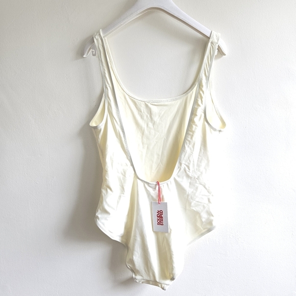 New Solid & Striped The Annie Cream One-Piece Swimsuit NWT XL - Picture 8 of 10